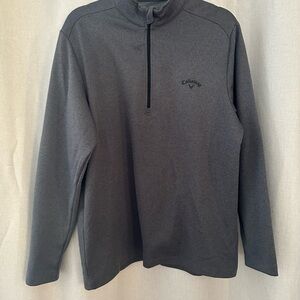 Callaway Charcoal Quarter-Zip Pullover